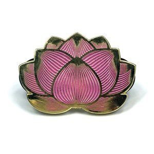 Pink Lotus Enamel Pin (New!)